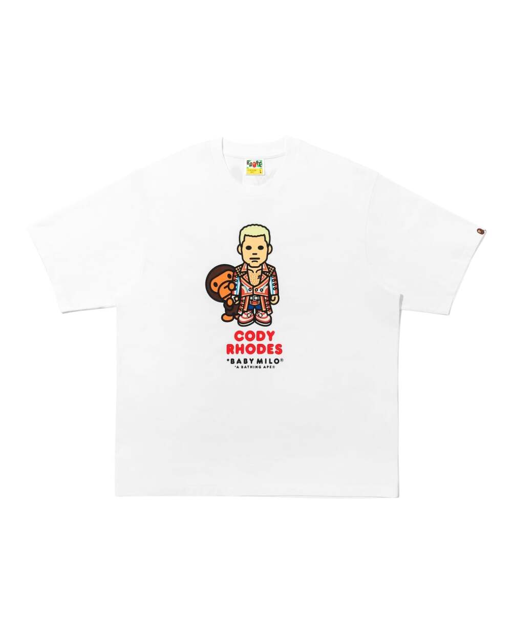 BAPE x WWE Cody Rhodes Baby Milo T-Shirt